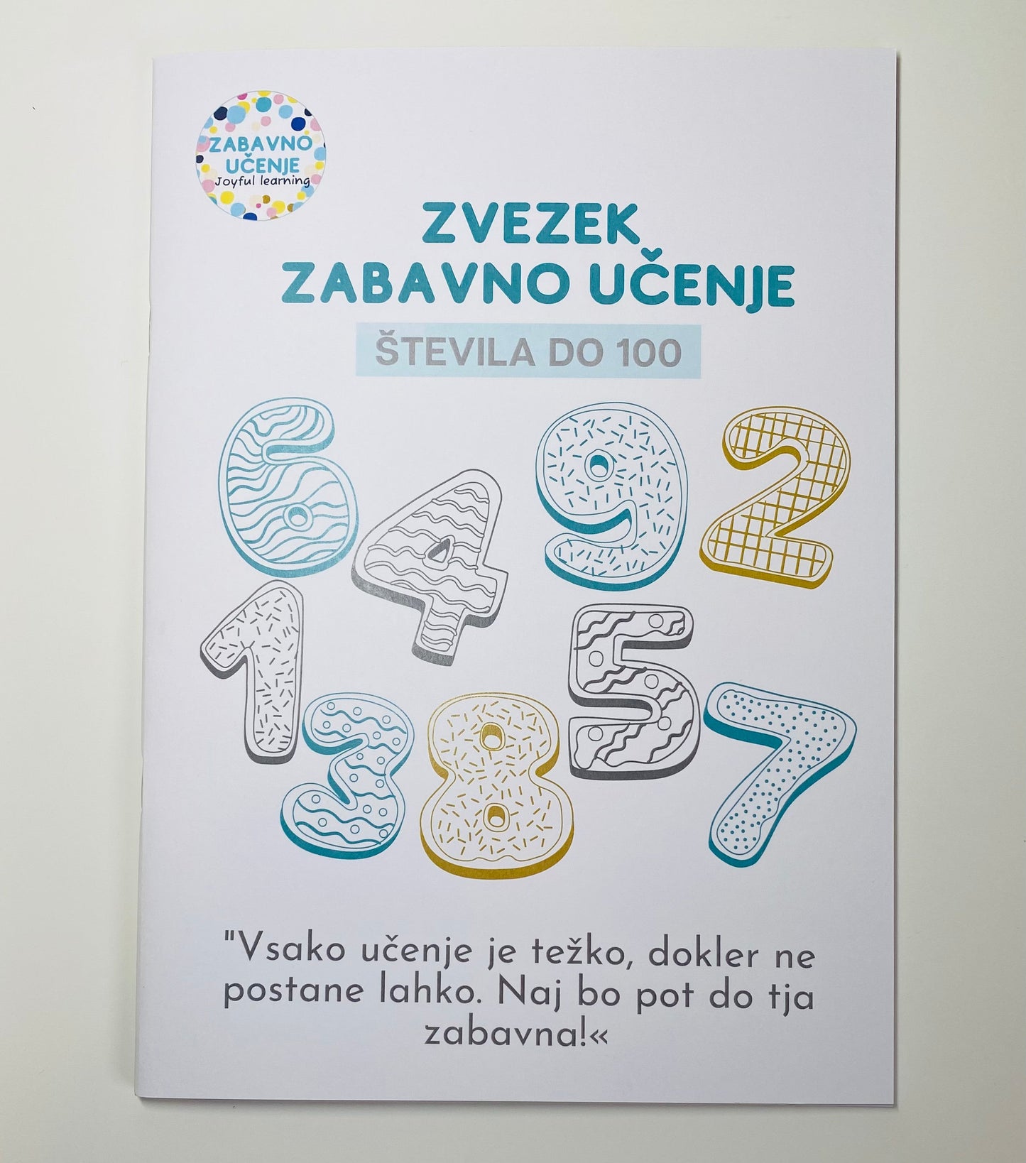 Zvezek Zabavno učenje, števila do 100